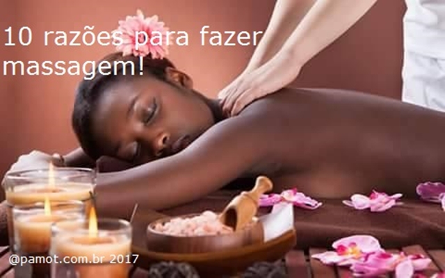 10 razões para fazer massagem