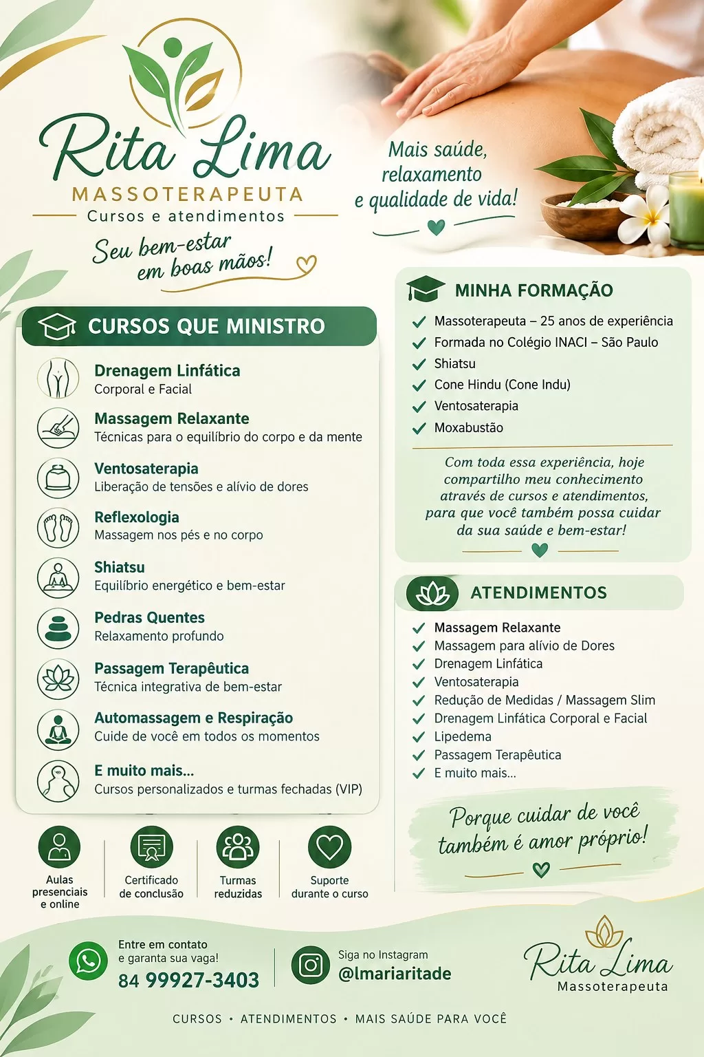 Rita Lima Massoterapeuta